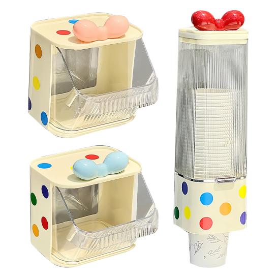 Wall Mount Coffee Bag Organizer Storage Rack Large Capacity Strong Load-bearing U-Shaped Opening Transparent Storage Box