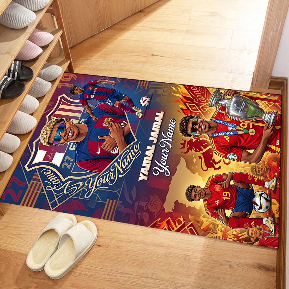 Lamin Yamal Customize Text Area Rug Perfect For Dormitory Kitchen Decorate Room Dining Room Antislip Rug Decorate Offices