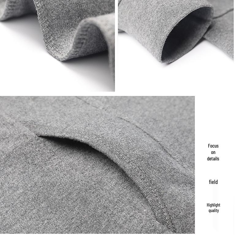 Langsha Мужские утягивающие брюки из хлопка и шерсти на осень/зиму