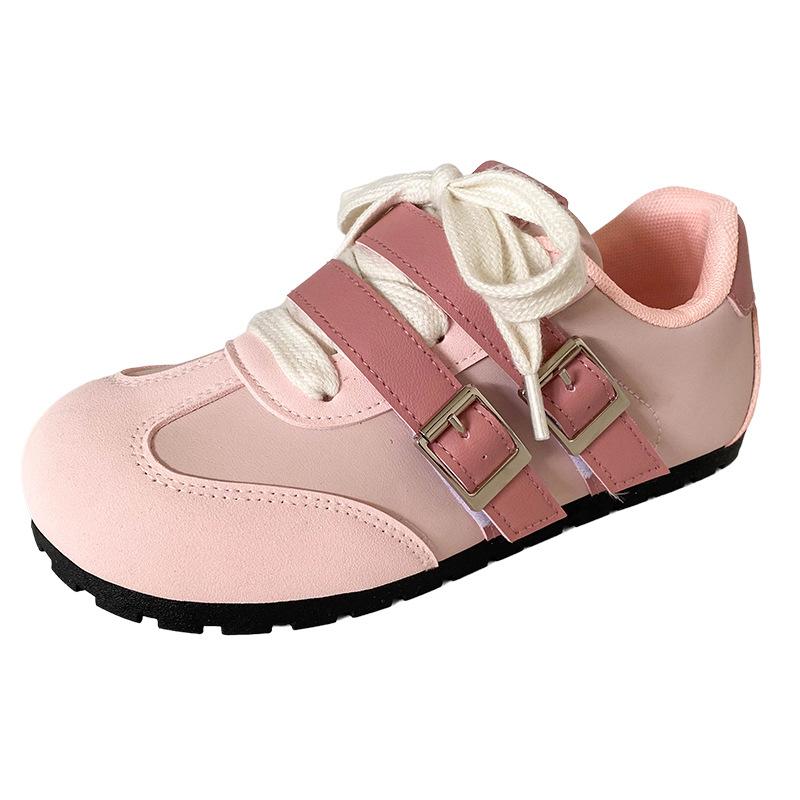 B3506 Puff Shoes Series/латексные стельки Mango Head Little White Shoes Женская обувь для скейтбординга Dexun Shoes 2024 Новинка Популярная