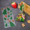 Wedding Favors Santa Claus Snowman Cookies Storage Cellophane Baking Packaging Christmas Candy Bags