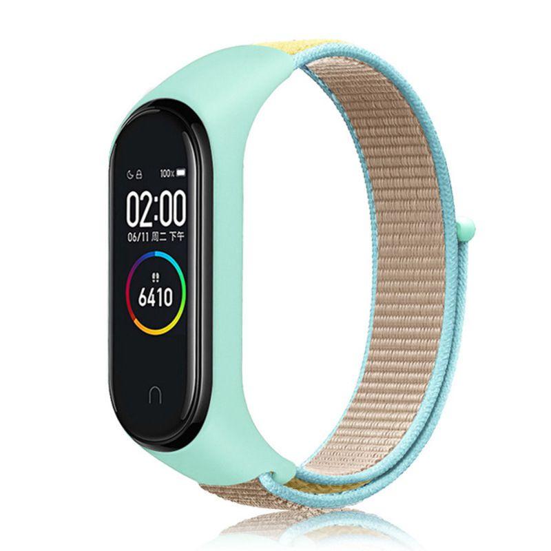Высококачественный регулируемый нейлоновый ремешок для Xiaomi Mi Band 3/4/5/6 Прочный и легкий