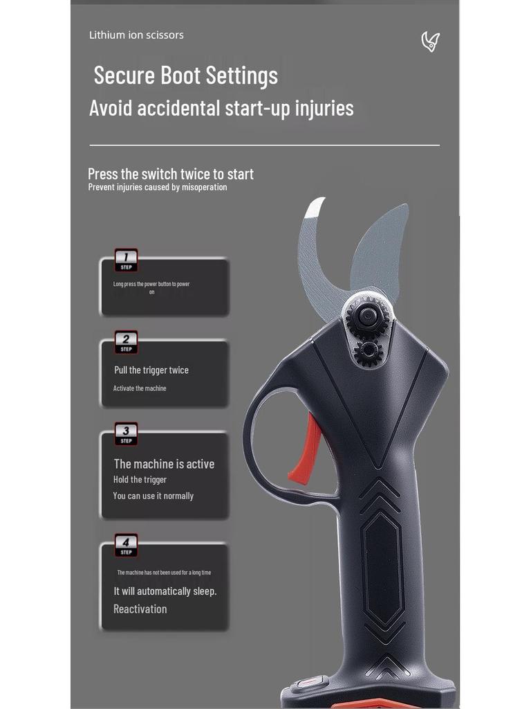 Аккумуляторные литиевые секаторы | Электрический кусторез | Портативные садоводческие ножницы