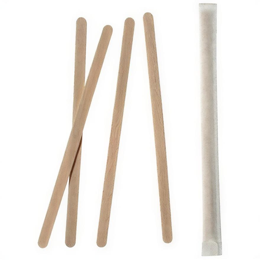 Mieszadełko Drewniane 17,8 Cm Pojedynczo Pakowane 1000 Szt.
