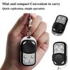 Universal 433MHz Metal 4 Button Remote Control Transmitter ABCD Lock Unlock Garage Door Opener Smart Remote