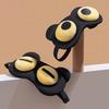 Yousheng Cute Eye Mask for Sleep Soft Comfortable Sleep Mask Relieve Stress Fatigue Adjustable Straps Eye Shield for Travel Home Use