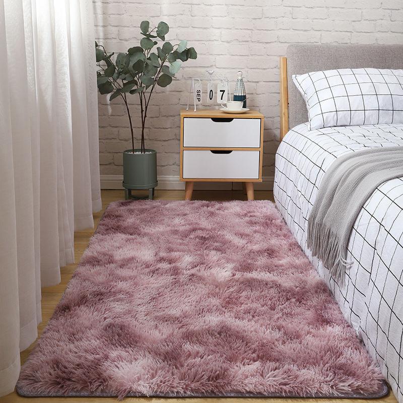 Gradual Change TieDye Plush Carpet Living Room Bedroom Bay Window Coffee Table Bedside Blanket Can Be Washed Full Of Nordic Ins Floor Mat