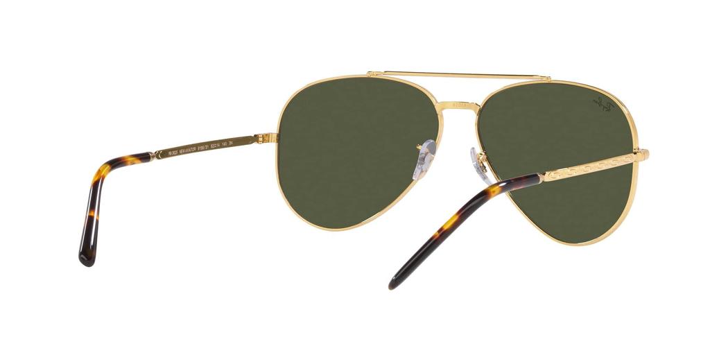 RB3625 Sunglasses In Legend Gray Green with Lenses 58 Ray-Ban Gold/Crystal (G-15XLT)