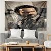 Daryl and Rick Print Tapestry, Backdrop, Easy Setup, Ideal for Bedroom, Office & Living Room, with Aesthetic Wall Hanging Decor.