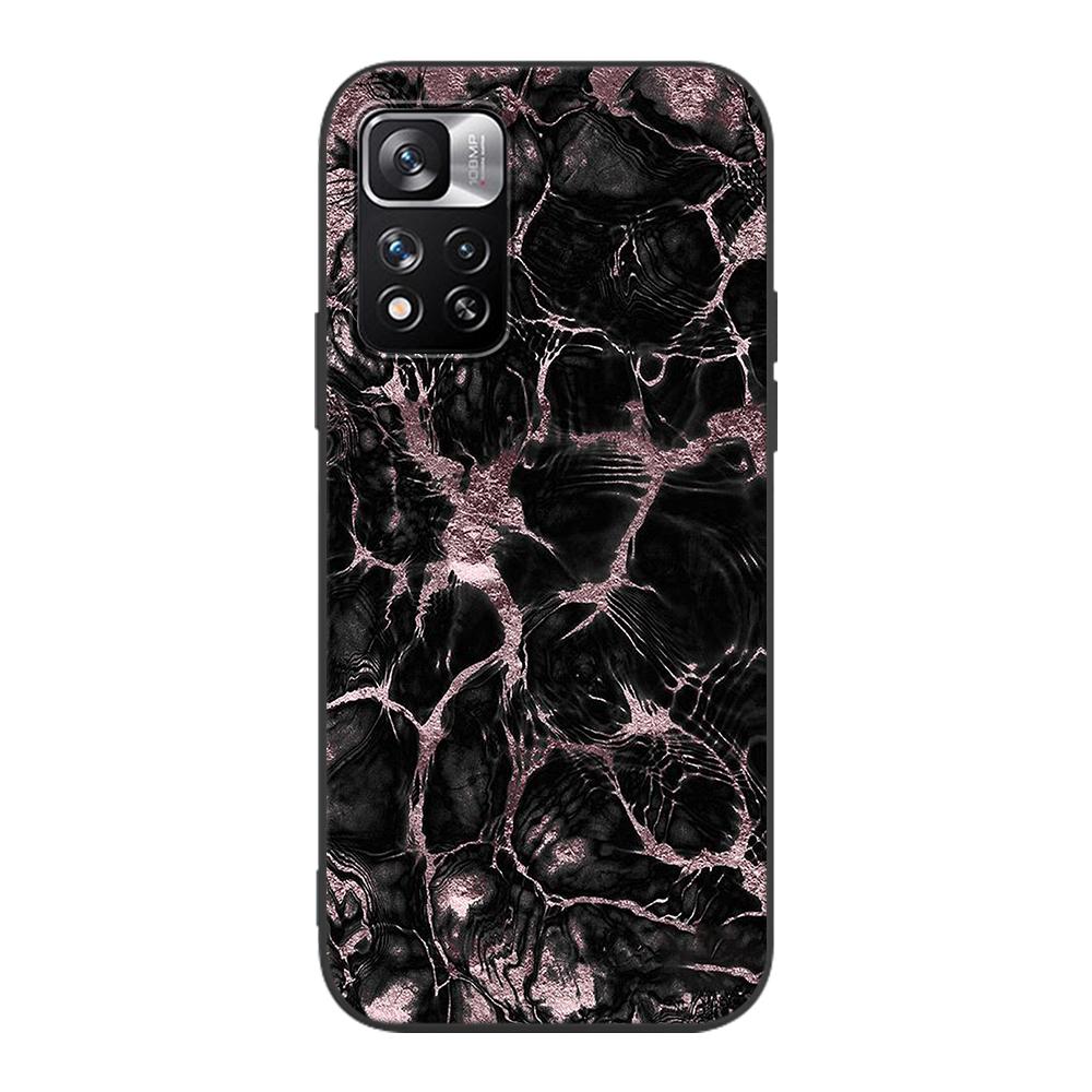Модный розовый мраморный чехол для Xiaomi Redmi Note 9S 9 8 10 11 Pro 9C 9A 7 8T 7A 8A 6A 6 10S черный мягкий силиконовый чехол для телефона Coque