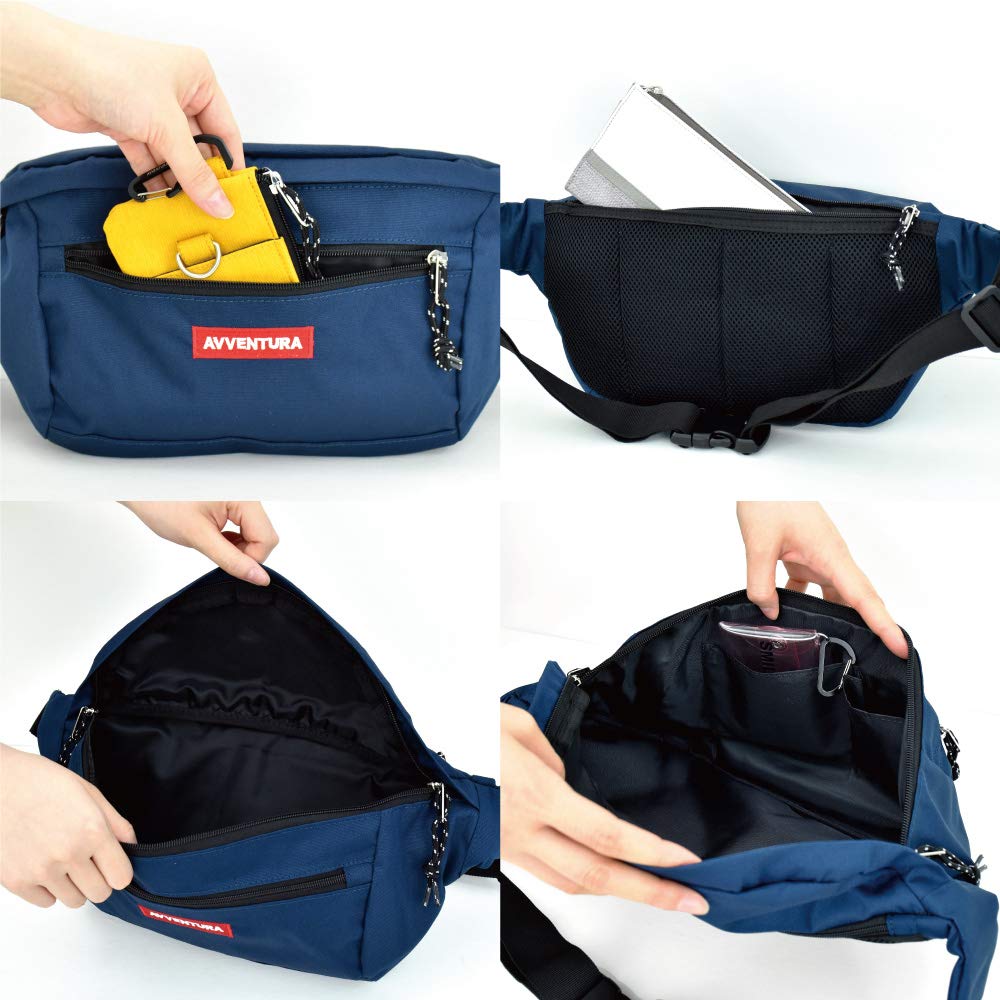 Body Waist Large Crossbody Crossbody One Shoulder 0024 [Aventura] Bag, Pouch, Men's, Women's, Capacity, Running, Bag, Small, Lightweight, Bag,