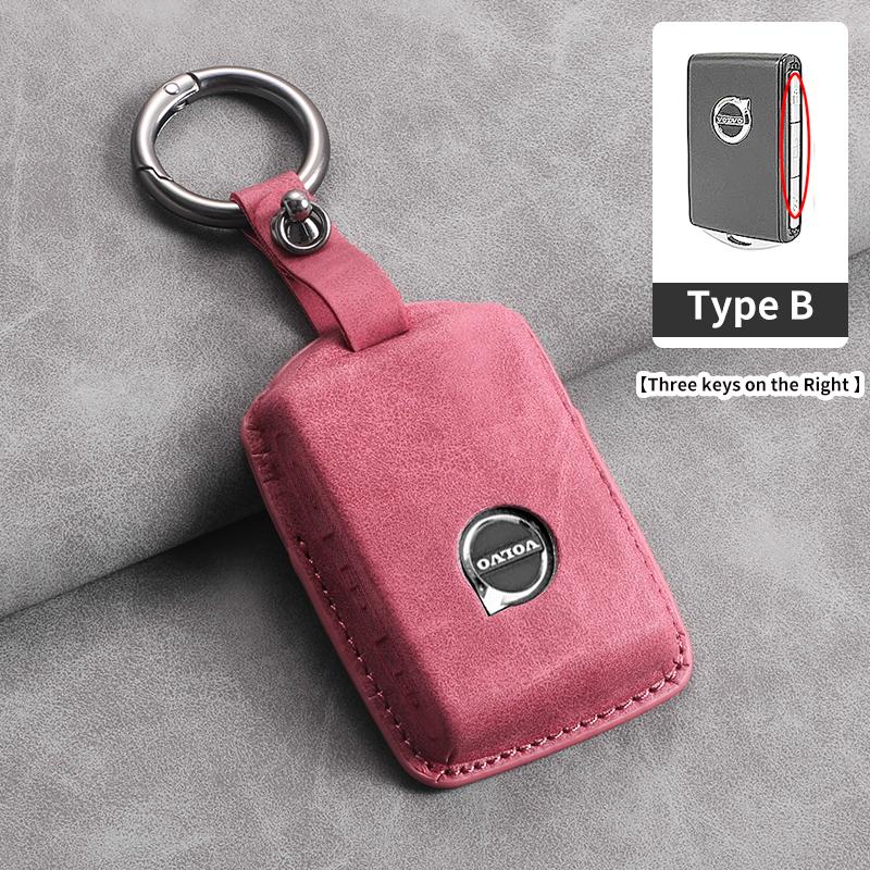Чехол для автомобильного ключа из кожи с 3 кнопками для Volvo S60 S90 XC40 XC60 XC90 V60 V90 T6 T8, аксессуары для защиты автомобильного ключа
