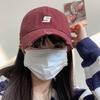 Baseball Hat for Women's American Retro Letters Korean Versatile Face Showing Small Soft Top Trendy Duck Tongue Cap