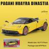 1:32 Pagani Huayra Dinastia из цинкового сплава, модель автомобиля со звуком и светом, игрушечный автомобиль с откатом, подарки для детей, литая под давлением масштабная модель