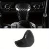 1pcs for Volkswagen Tiguan 2017-2021 ABS Carbon Fiber Car Interior Gear Shift Knob Cover Trim Sticker