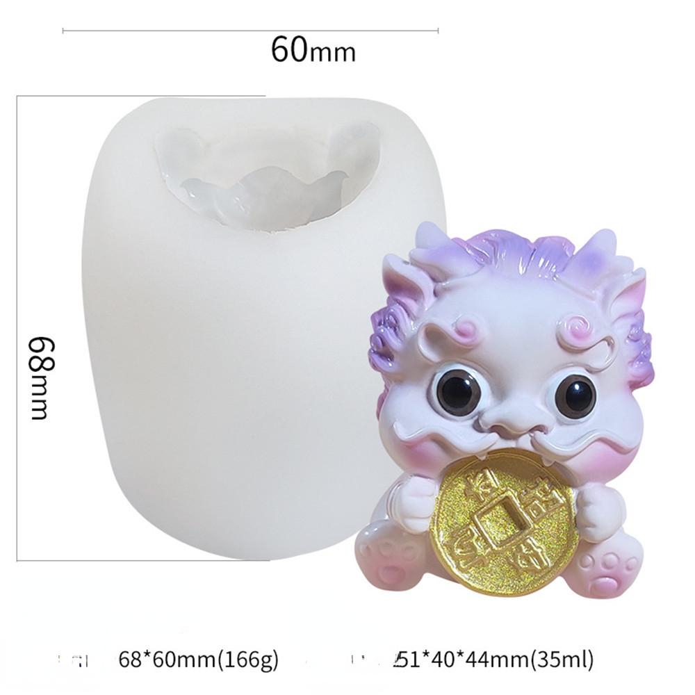 Animal Ice Film Silicone Mold PI Xiu Creative Mousse Cake Mold Aromatherapy Candle