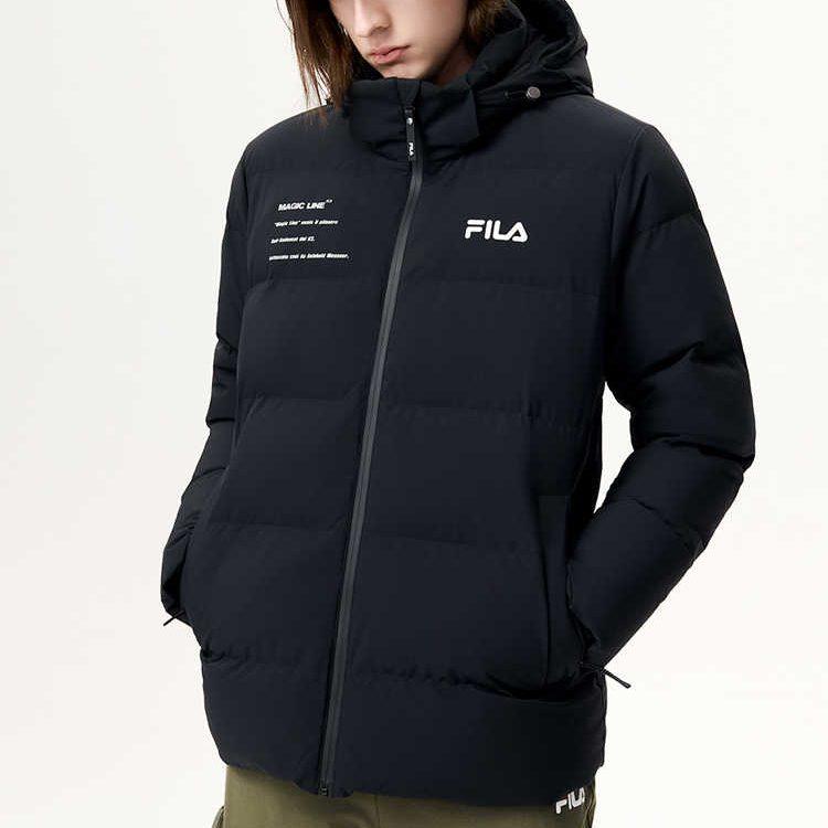 Fila Коллекция Sports Life Пуховик Зимний Мужской Иссиня-Черный F11M149901F-BK