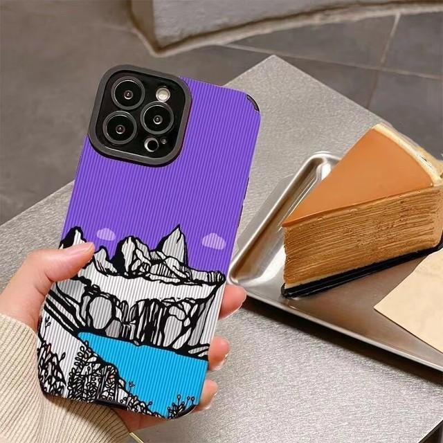 Чехол для телефона Iphone 14 Plus 13 Pro Max 11 12, противоударный чехол-бампер для Iphone Xr Xs Max X 7 8 Plus Se2020 6s Mountain