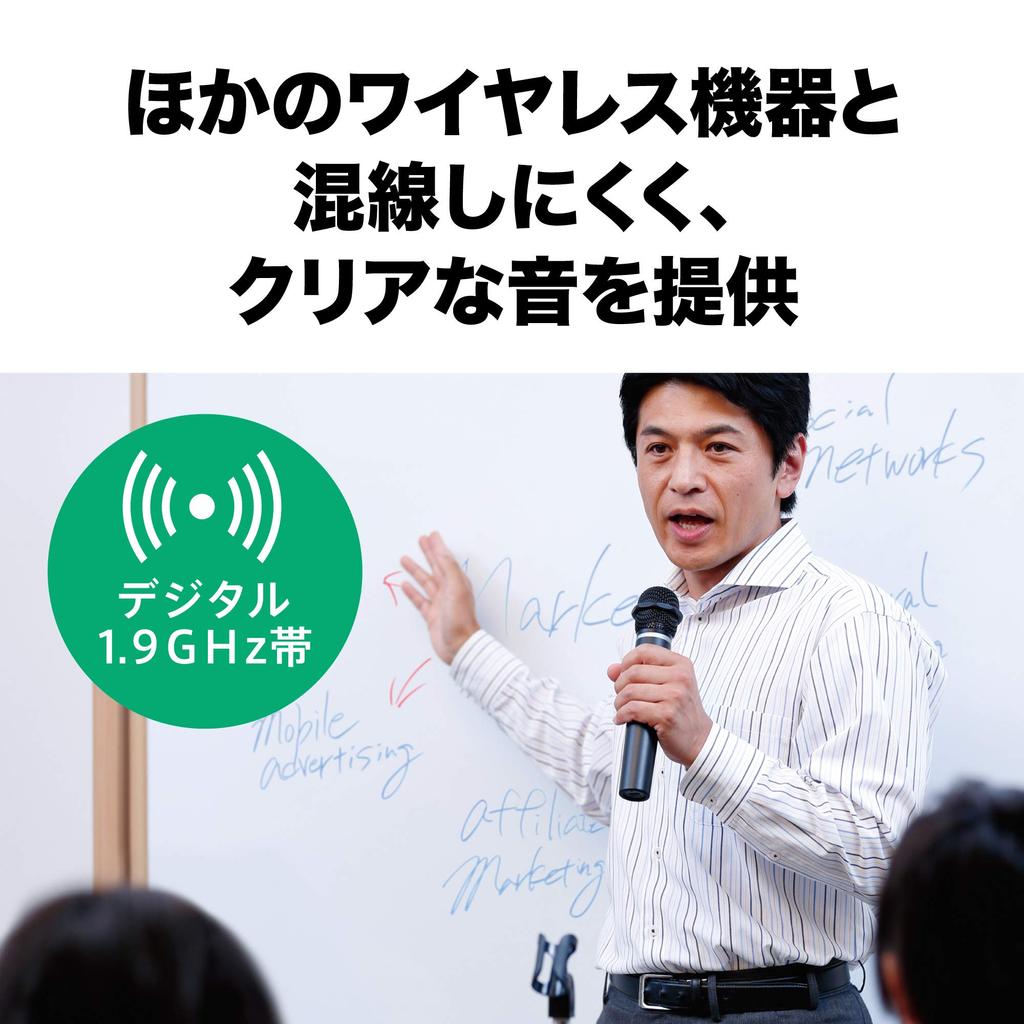 Audio Technica Digital Wireless Amplifier System Without MIC 1.9GHz ATW-SP1910