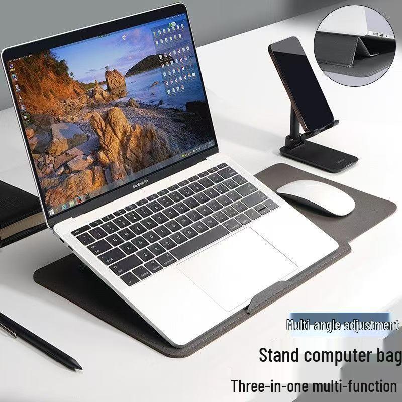 Тонкий, износостойкий кожаный чехол-подставка для ноутбука и футляр для iPad