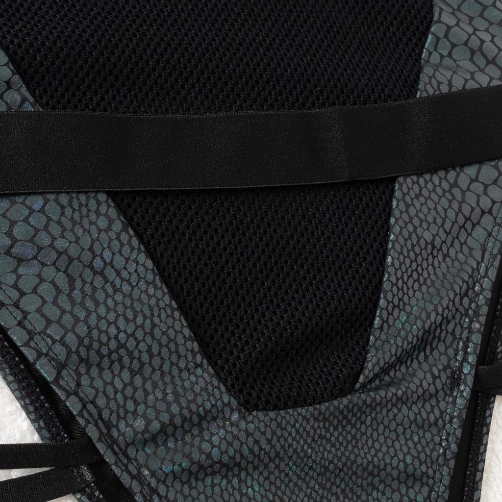 Женский сексуальный треугольный раздельный бикини-костюм, комплект, завязывающиеся по бокам стринги, купальник на одно плечо, эластичный