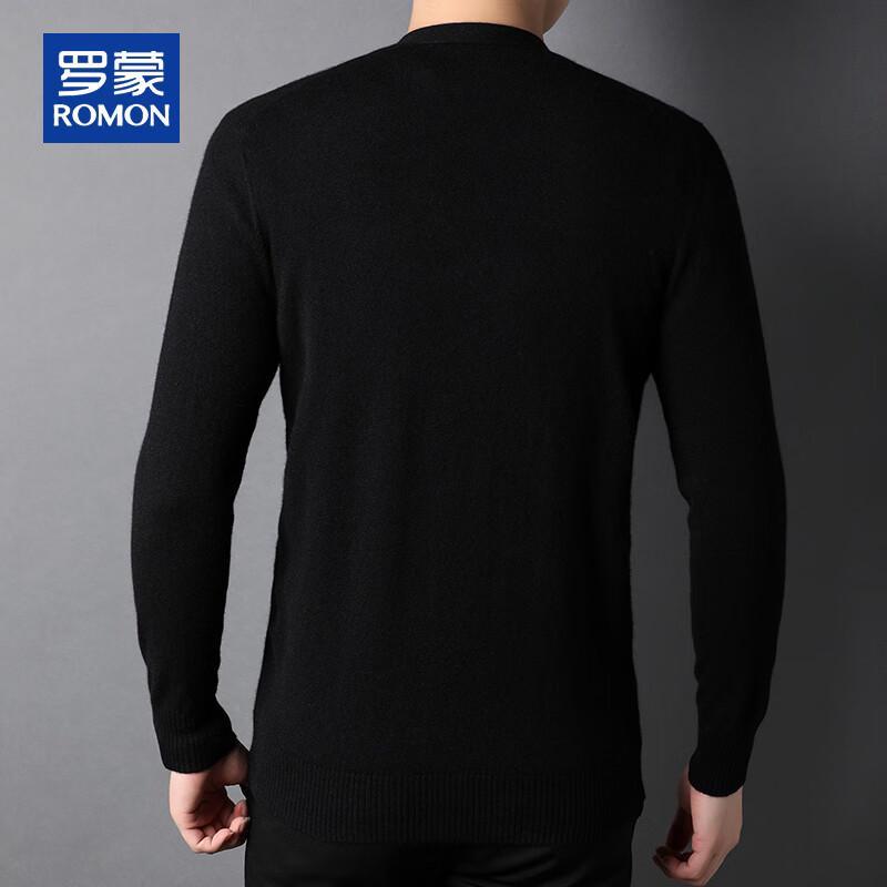 ROMON Мужской кардиган с V-образным вырезом из 100% кашемира