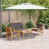 4-piece Garden Sofa Set with Acacia Wood Cushions 3325228