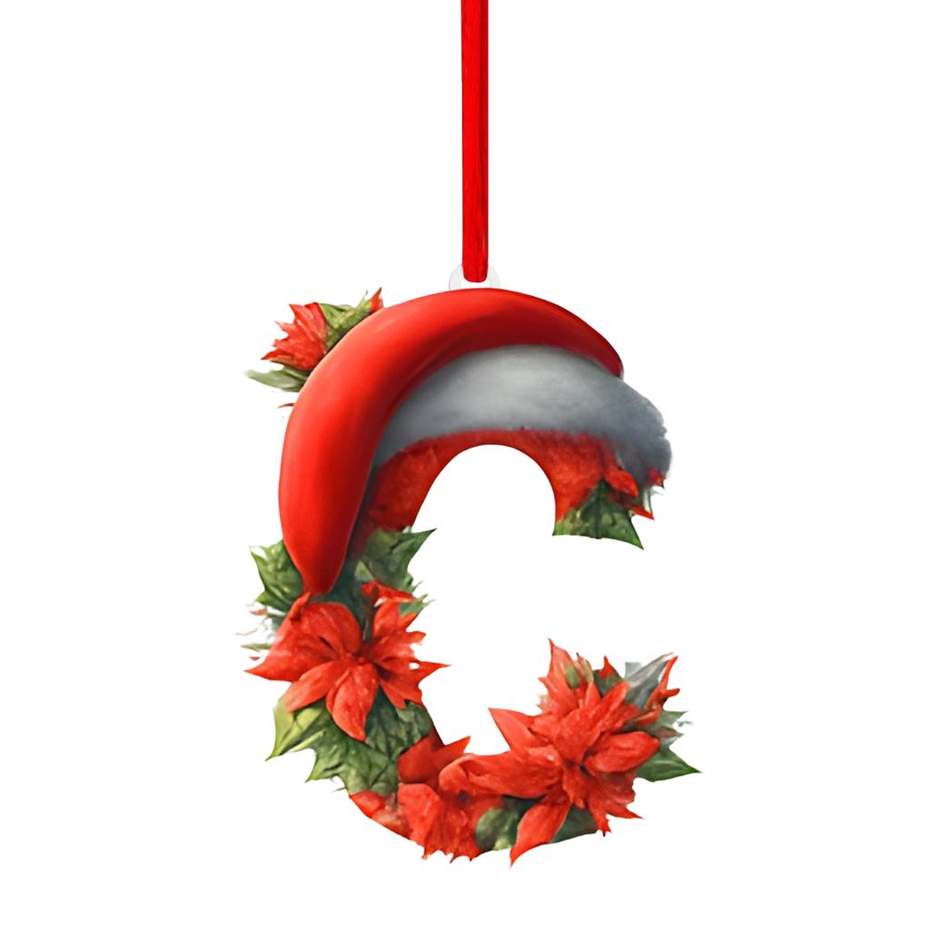 26 Letter,Christmas,Ornaments,Acrylic,1