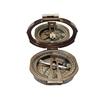 Brunton Compass with Wooden Box Brass Geological Survey Compass Engraved Royal Navy 1920 Personalized Gift Nautical Decor