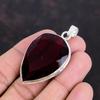Faceted Mozambique Garnet Pendant Gemstone Pendant Handmade Decent Jewelry 925 Sterling Silver Pendant Statement Jewelry Anniversary Gifts