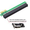 Cablecc PCI-E Express 1x на 16x Мужской-Женский Конвертер-Расширитель для Видеокарт, Адаптер-Подъемник для Расширения