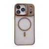 Applicable to iPhone18PROMAX magnetic mobile phone case Apple 17 lens holder skin matte protective case