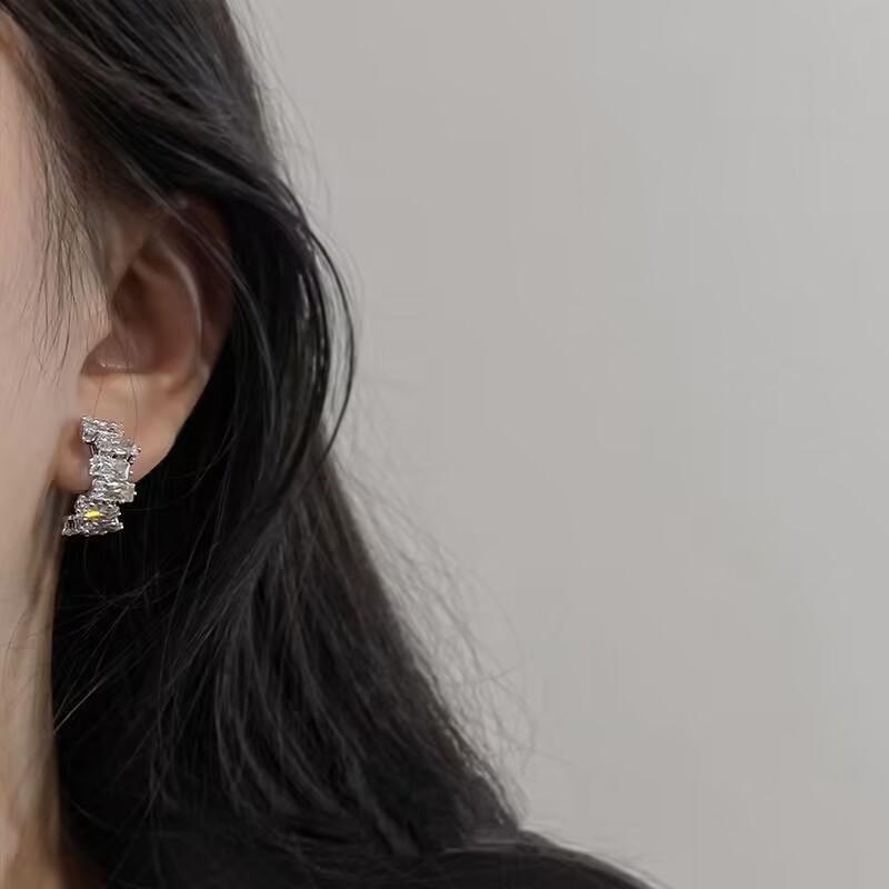 Серьги-клипсы для ушей в форме спирали от комаров, серьги-клипсы без пирсинга, модные полукруглые серьги