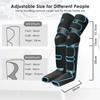 6 Modes 360° Foot Air Pressure Leg Massager Promotes Blood Circulation Muscle Relaxation Lymphatic Drainage Relieve Health Care