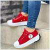 Canvas Ladies Casual Sneakers Autumn Brand Women's Casual Shoes Flat Lace-Up Walking Shoes for Women Ladies Shoes On Offer