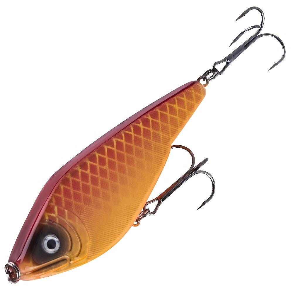 Воблер для джеркбейта с реалистичным бионическим дизайном - 9 см 26 г Рыболовная приманка с громким шумом, элегантным внешним видом, напоминающим рыбу, острыми тройными крючками