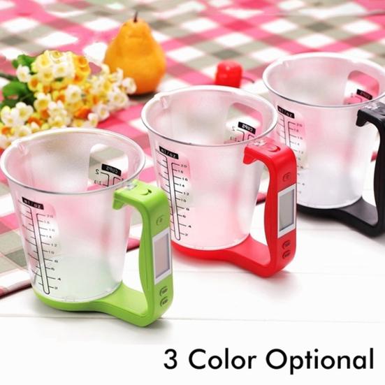 1000g Electronic Scale Measurement Digital Kitchen Weight LCD Cup with Display