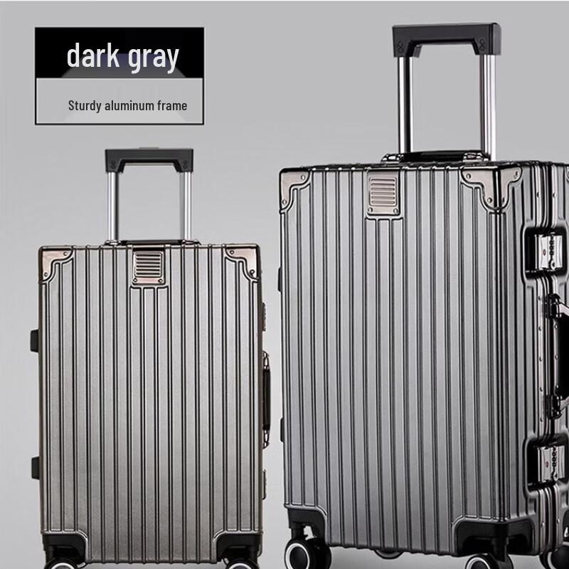 Lee Shin Aluminum Frame Carry-on Spinner Suitcase