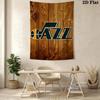 Utah Jazz Basketball Team Logo Threepiece Set 1 Duvet Cover 2 Pillowcase Without Core Soft And Comfortable Bedding Set