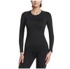 [Tesla] Women's Long Sleeve T-Shirt [Heat Retention, Stretchy, Versatile] Compression Wear, Underwear, Sportswear, Running Wear, Yoga Wear, Pilates