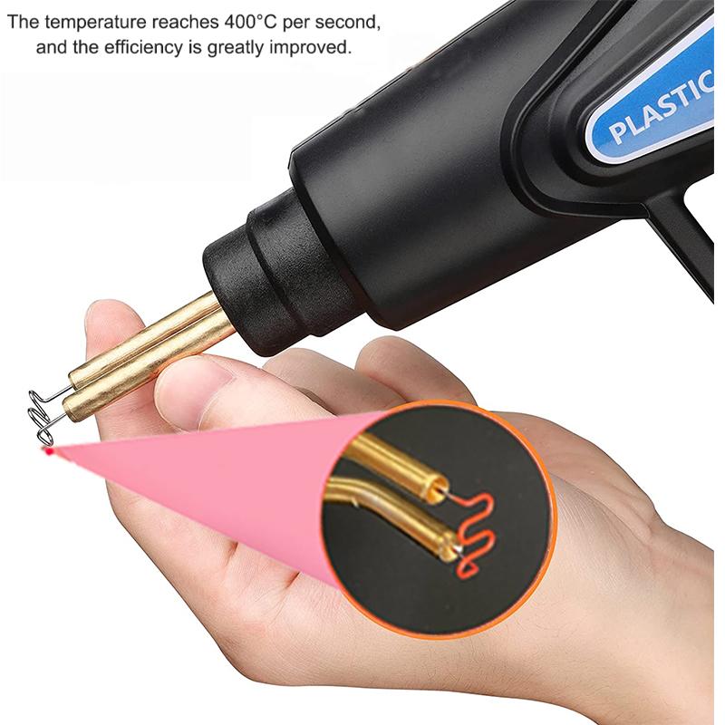 70W Hot Stapler Plastic Welding Machine Car Bumper Repair Kit Plier 4 Wave Staples Welding Repairing Machine Welder Gun Repair