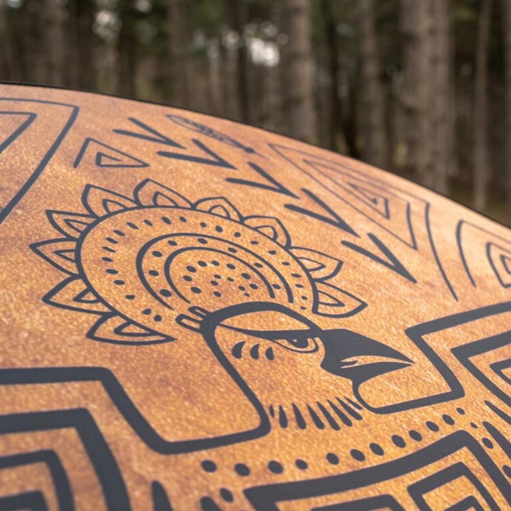 Шаманский барабан 25 см с барабанной палочкой, инструмент для звукового исцеления