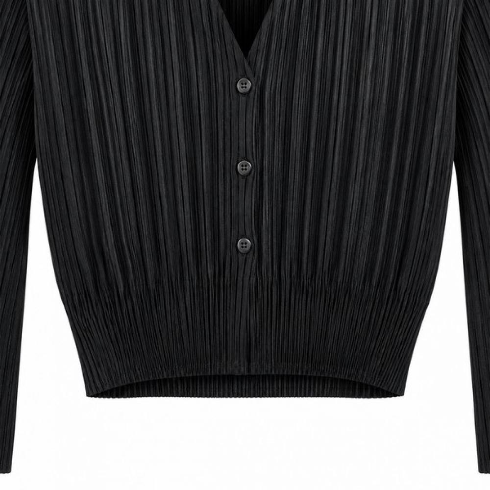 Ggpx New York Button Up Pleats Cardigan Gq8kg017f