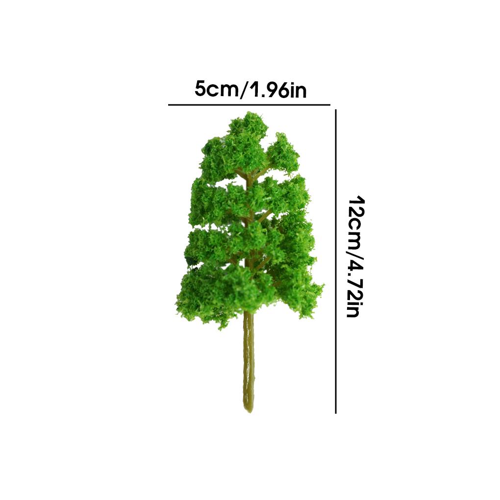 10 штук миниатюрных искусственных деревьев, пластиковые имитации растений, ландшафтный орнамент, аксессуары для дома, офисов