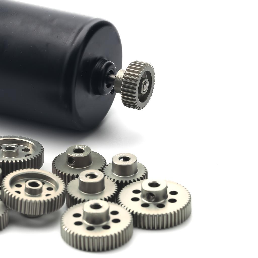 5pcs RC Model 64P Motor Gear 7075 Aluminum Metal Pinion 1/10 On-Road Vehicle 5pcs Set Suitable as a Gift for All Four Seasons