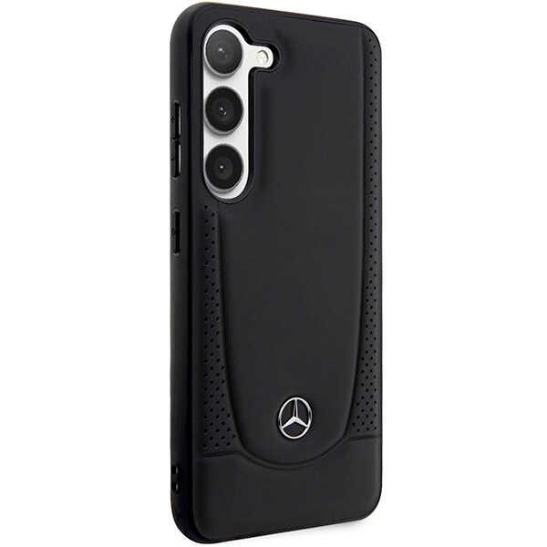 Etui do Samsung Galaxy S23 Mercedes Hardcase Skórzane Czarne