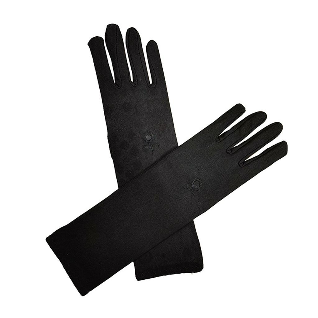 Elastic Stretchy Gloves for Arab Women Sun Protective Arm Sleeves Ethnic Gloves Islamic Accessories Casual Wear Gloves