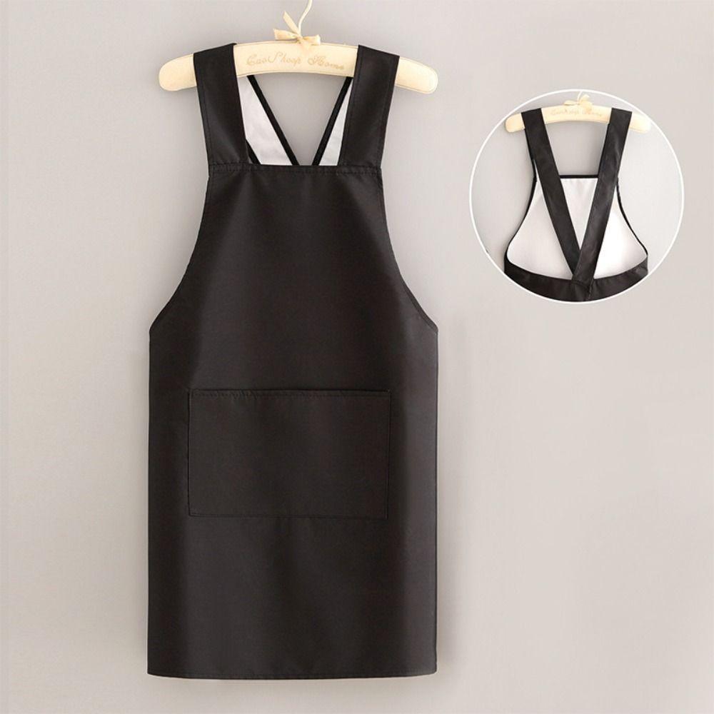 Waterproof Kitchen Cooking Apron Stain-proof Dishwashing Cleaning Apron Baking