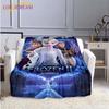 Замороженное Модное Одеяло Аниме Фланелевое Одеяло-Плед для Кровати Мягкое 3D Принтованное Мультяшное Покрывало Диван Путешествия Кемпинг Детское одеяло