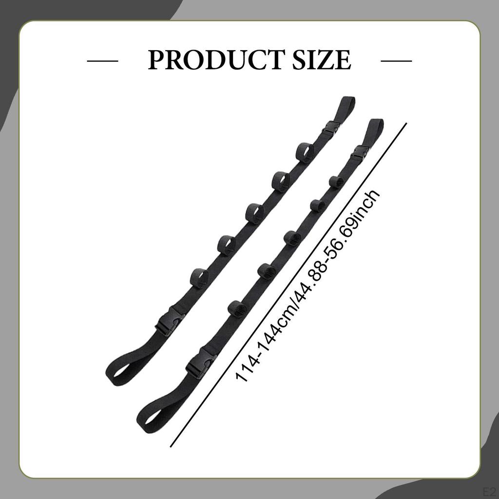 Набор из 2 нейлоновых держателей для удочек для путешествий